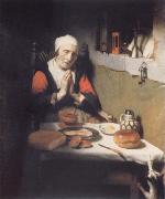 MAES, Nicolaes Old praying woman oil painting reproduction